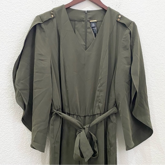 NWT$179 CHICO’s Black Label Midnight Moss Utility Jumpsuit Size 1.5 - Picture 6 of 16